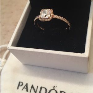 NEW Pandora Rose Timeless elegance ring size 60